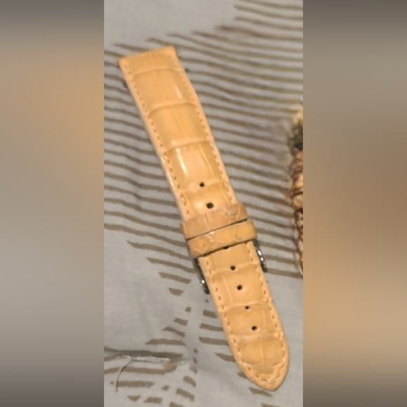 Michele Genuine Alligator watch Band - Picture 1 of 5